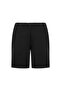 Men's Black Elastic Waist Straight Fit Shorts - 2