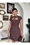 Polka Dot Bow Detailed Mini Dress - 3