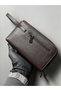 100% Genuine Leather Unisex Handbag Money Portfolio - the Best Gift for Men & Women - Black - 4