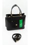 Women's Faux Leather Hand and Shoulder Bag - 5