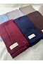 Women's Hijab Plain Cotton Crash Shawl Set of 6 - 4