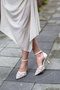 Sahra Ankle-Strap Sequined and Stoned Evening Dress Shoes - 2