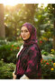 Müslüm, Floral Leaf Patterned Wrap Shawl – Elegant, Non-Slip, Sweat-Resistant and Comfortable to Use 75 X 200 cm - 3