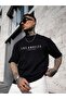 Los Angeles Downtown Lettering Printed Premium Tshirt for Men