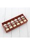 Decorative 6-Piece White Mini Carousel
