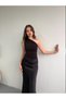 One-Shoulder Body-Hugging Design, Equivalent Satin Drape Skirt, Long Fishtail Form, Stylish Evening Gown. - 6