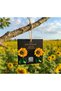 Alena Sunflower Special Design Earrings - Natural Sunflower Handmade Polymer Clay Earrings - 3