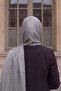 Women's Rami Natural Shawl Plain Minimal Shawl Lightweight Breathable Hijab Shawl - 2
