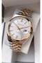 Brand Original - Yellow Silver Color - 2 Year Warranty Men's Wristwatch - 4