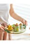 14-Piece Wooden Vintage Tea and Presentation Set - 6
