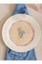 Flower Printed Porcelain Serving Plate 26 cm (S6) - 2