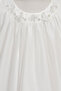 Pearl Detailed Chiffon Flared Dress & Floral Hair Accessory 3-4-5-6-7 Years 36411Pr - 3