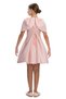 Girl's Evening Dress Satin Gown with Pearl Ribbon Cape and Lace-Up Back - Graduation, Wedding, Party, Special Occasions (8, 9, 10, 11, 12, 13, 14 Years) 36095Pr - 4