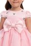 Baby Girl Evening Dress Rose Embroidered Satin Bow Fluffy Dress and Headband Set - Birthday, Party, Wedding, Mevlüt (6, 12, 18, 24 Months) 36078Pr - 5