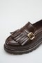 Women's Loafer Moccasin Casual Tassel Detailed Daily Shoes Tonyas Brown - 5