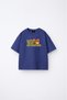 Super Bear Adventure Super Bear Printed Oversize 100% Cotton Short Sleeve Unisex Kids T-Shirt