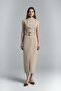 Jessi Slit Skirt - Camel - 5