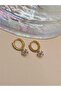 Flower Hoop Earrings with Zircon Stone Xuping - 3