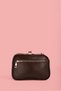 Women's Cross Strap Leather Bag with 4 Compartments, Multi-Compartment Scholarship Zippered Daily Shoulder Bag - 6