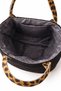 Hand-Knitted Women's Bag with Leopard Detail - 5