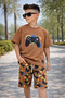 Play Station Printed Children's Shorts Set - Age 3/12 - 31690 - 2