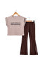 Girl's Influence Printed Crop T-Shirt & Flared Pants Set - Ages 10/14 - 31694 - 3