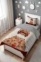 Cute Capybara Patterned Single Baby Kids Duvet Cover Set - 3