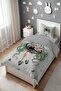 Miku Minimal Girl Patterned Single Baby Kids Duvet Cover Set - 3