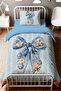 Blue Ribbon Patterned Single Baby Kids Bedding Set - 2