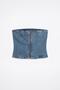 Straplez Denim Top - 2