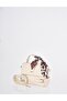 Scarf Detailed Bag Cream - 4