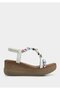 White Women's Heeled Sandals