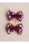 Pearl Sequin Bow Tulle Girls' Hair Clip 2-Piece Clip Hairpin Set - 3