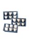 Ceramic Cawa Cups, 80 ml, 6 Pcs, Assorted - 2