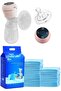 Hands-Free Electric Breast Pump With Baby Changing Mats - Blue - 30 Pcs