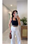 Dlvin Nodre Dark Navy Blue Strappy Tank Top - 2