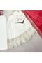 White Chinnon Silk Gown Pant & Dupatta Set - HRT4500 | White - XL - 3