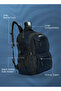 Para John School Backpack 14-20" PVC Coating Durable Student Bag with Strong Stitching - 3