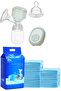 Electric Breast Pump & Disposable Changing Mats - Blue - 150 Pcs