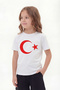Single Ataturk, Kocatepe and Flag Print Themed Short Sleeve Unisex Kids T-Shirt - 4