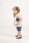 Baby Boy Summer Muslin Shirt with Car Figure and Shorts 3-Piece Set - 7