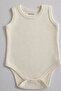 Baby 100% Cotton Combed Cotton Bodysuit Set of 5 Crew Neck Undershirt Body Badi - 4