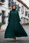 Modest Zippered Mevlana Ferace Abaya - 5