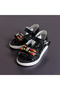 Girls' Beaded Orthopedic Sole Lightweight Velcro Sandals - 2