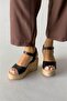 Oliver Genuine Leather Wedge Heel Black Matte - 7