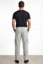 Men's Gray Parachute Fabric Cargo Pants with Pockets, Adjustable Leg Clips, Baggy Pants - 7