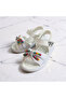 Girls' Beaded Orthopedic Sole Lightweight Velcro Sandals - 2