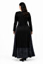 Women's Middle-Aged Patterned Mother's Combed Cotton Dress 4315 - 6