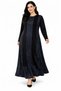 Women's Middle-Aged Patterned Mother's Combed Cotton Dress 4315 - 3