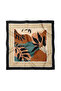 وشاح / باندانا منقوشة بالزهور مقاس 50×50 سم